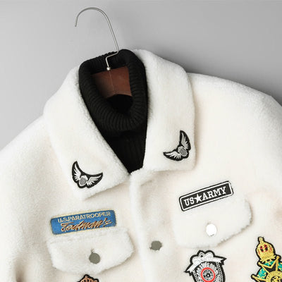 Vionnet White Lamb Fur Jacket - ALIZAVionnet White Lamb Fur JacketVionnet White Lamb Fur JacketVionnet White Lamb Fur JacketmenALIZAALIZABlackVionnet White Lamb Fur Jacket2XL