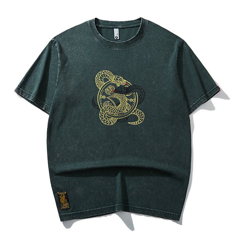 Zen Flow Tee - ALIZAZen Flow TeeZen Flow TeeZen Flow Teemen clothingALIZAALIZADark GreenZen Flow TeeL